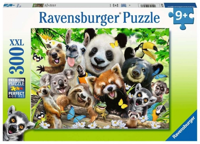 RAVENSBURGER Puzzle Zvířecí selfie XXL 300 dílků