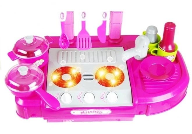Velká kuchyňská skládací skříňka 2v1 Light Sound