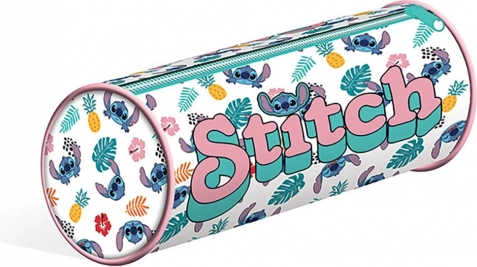 Kulatý penál Lilo a Stitch bílý