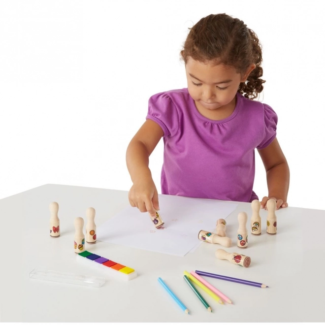Melissa a Doug - Sada razítek DeLuxe