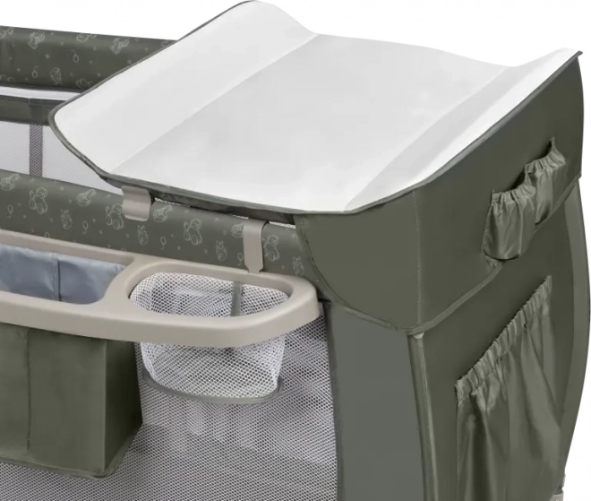 Cestovní postýlka Lionelo Sven Plus Beige Olive