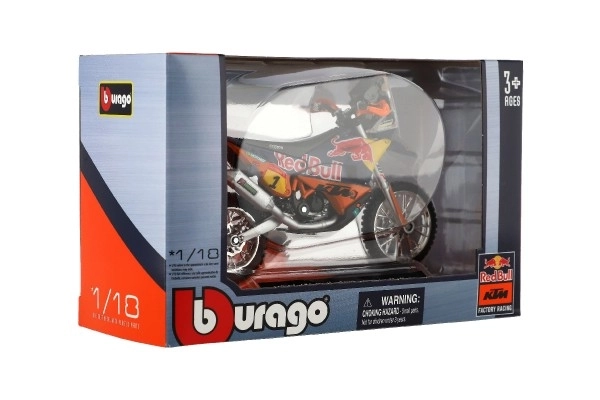 Bburago červený Bull KTM Rally Dakar 2019 motocykl 1:18