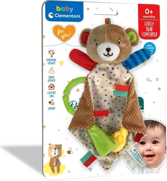 Clementoni baby plyšový medvídek na spaní