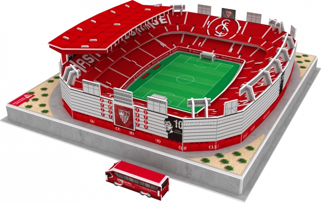 Svítící 3D puzzle stadion Ramón Sánchez-Pizjuán - FC Sevilla