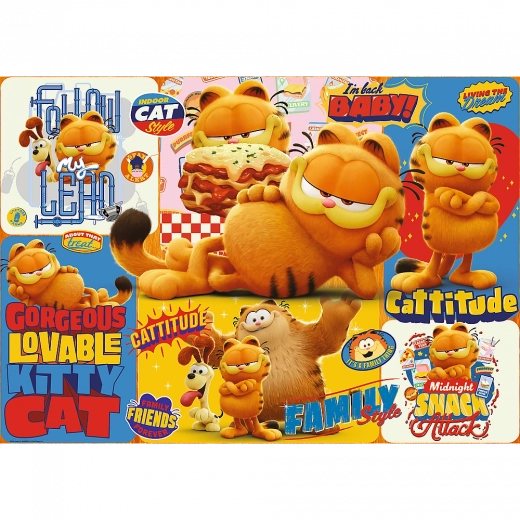 puzzle 1000 dílků garfield – dobrodružství (trefl)