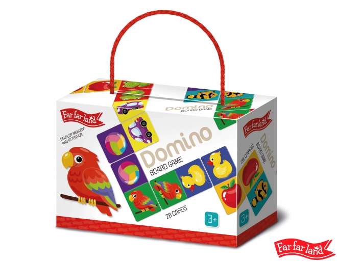 Domino Far Far Land barevné s obrázky