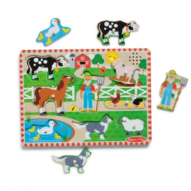 Hudební puzzle Old MacDonald