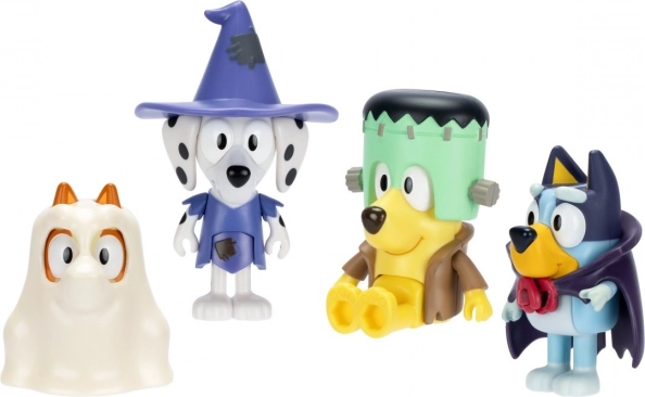 Figurky Bluey - Ples v Přestrojení 4-pack