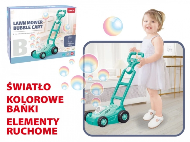 Bublinková sekačka modrá