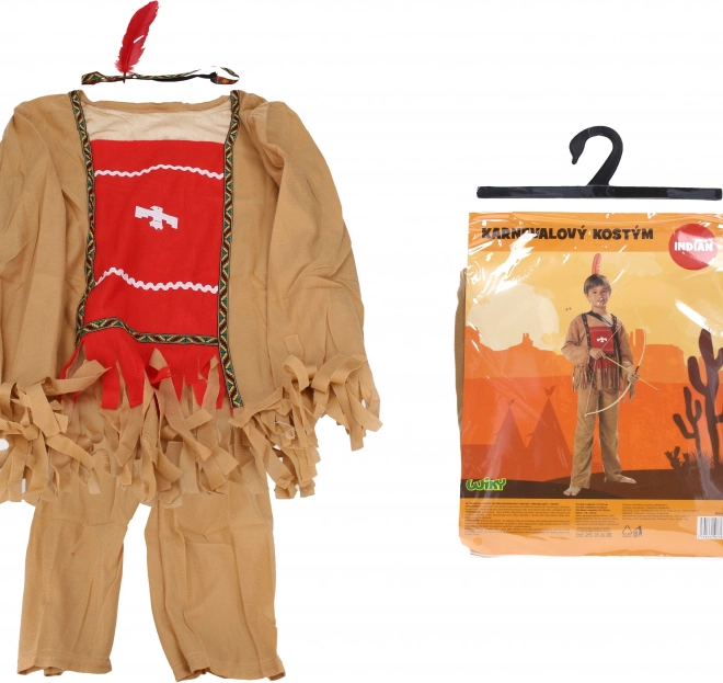 Set karneval - indián M 110-120 cm