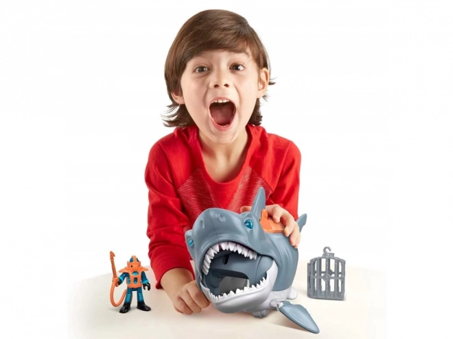 Mega útočný žralok Imaginext s pohyblivou čelistí