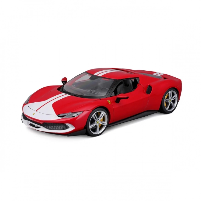 Model auta Bburago Ferrari 296 GTB Assetto Fiorano červený 1:18