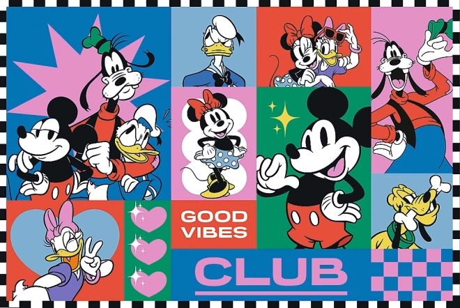Puzzle 2x200 čas s přáteli - Mickey a Donald