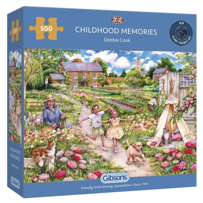 Puzzle Vzpomínky na dětství 500 dílků