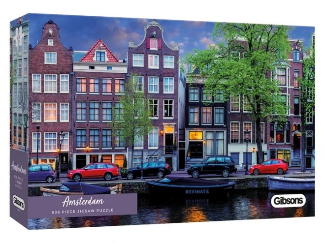 Panoramatické puzzle Amsterdam 636 dílků