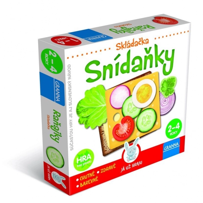 Granna Snídaňky - hra a skládací sada pro nejmenší