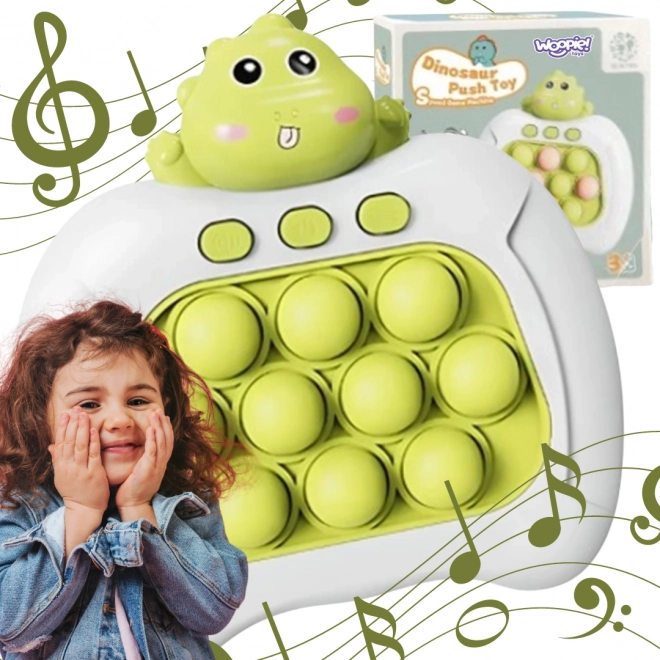 Woopie antistresová hra POP IT Dinosaurus zelený