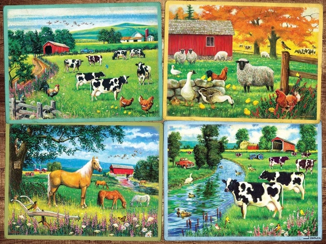 Puzzle Přátelé z venkova XL 275 dílků