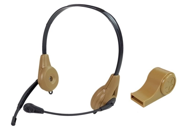 Headset s mikrofonem pro týmovou komunikaci