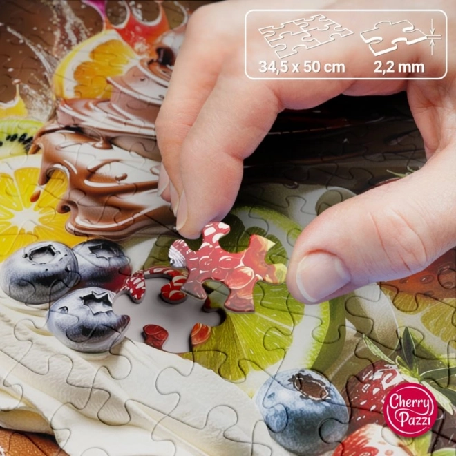 Puzzle CHERRY PAZZI Bláznivý Dort 500 Dílků
