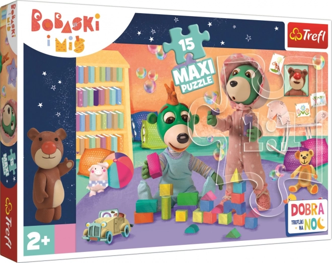 Puzzle Dobrou noc, Treflíci Veselý svět dětí MAXI