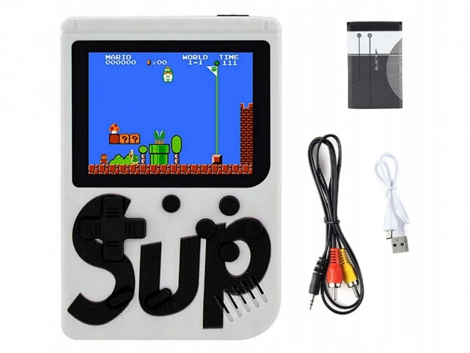Mini přenosná retro konzole s 400 hrami