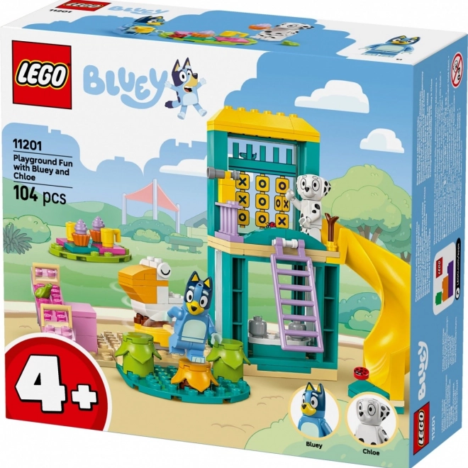 Stavebnice LEGO BLUEY – Bluey a Lucky na hřišti