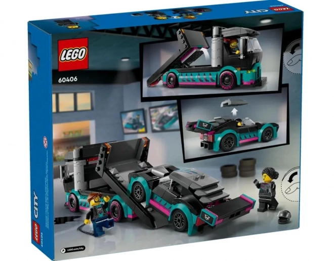 LEGO® City 60406 Kamión se závodním autem