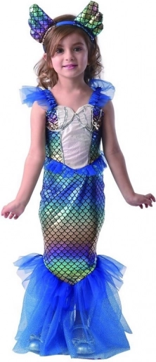Šaty na karneval Mořská panna pro děti