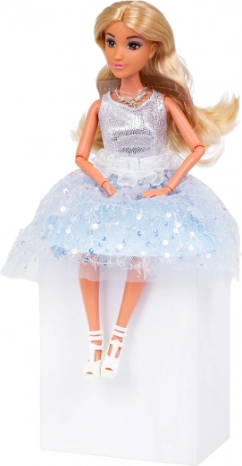 Dlouhé blond vlasy na česání a zaplétání