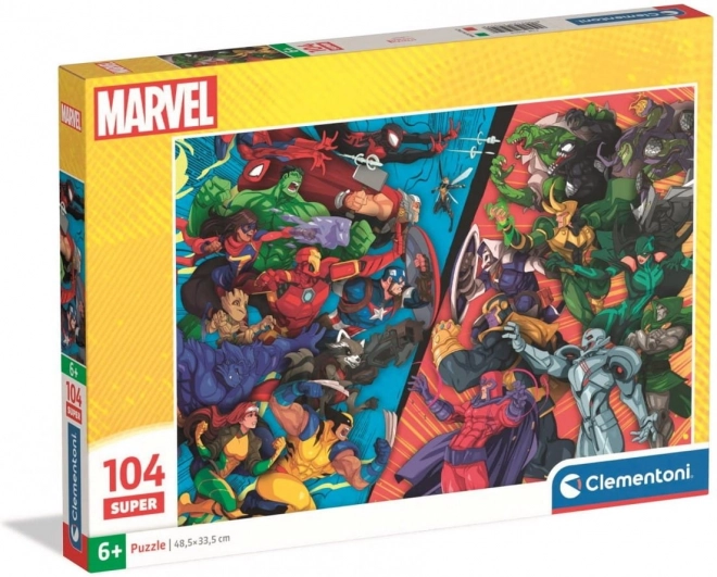 Clementoni Puzzle Avengers vs. záporáci 104 dílků
