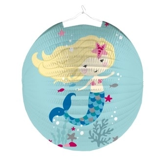 Papírový lampion s motivem Mořské Panny