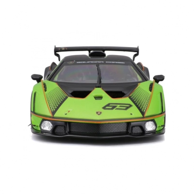 Bburago 1:24 Dirka Lamborghini Essenza SCV12 – Zelené