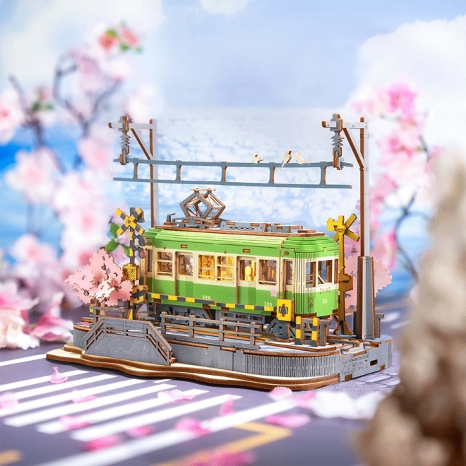 3D dřevěná skládačka Sakura stanice