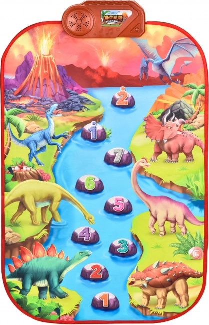 Velká interaktivní hudební podložka Dino pro děti od Woopie
