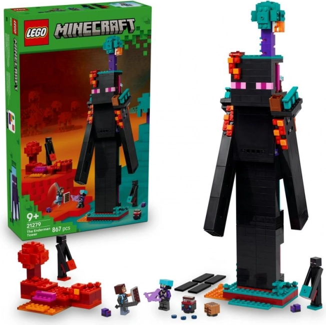 Stavebnice LEGO Minecraft Základna Plenitelů a Ničitel