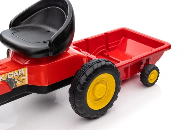 Dětský šlapací traktor červený