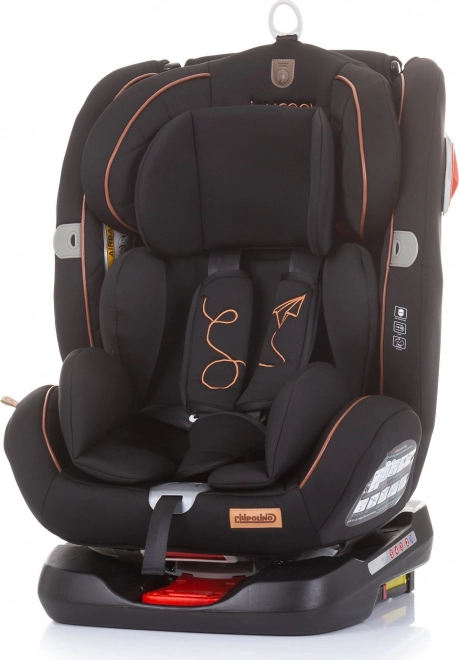CHIPOLINO Autosedačka Journey otočná 360 Isofix 0-36 kg – Ebony