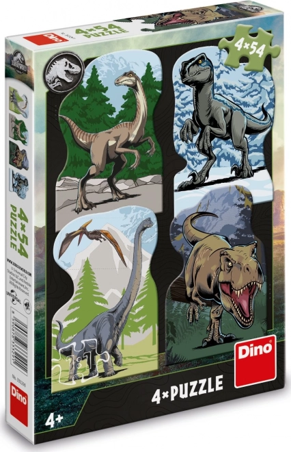 JURSKÝ SVĚT 4x54 Puzzle