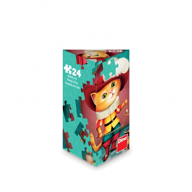 Dino puzzle Kocour v botách pro děti