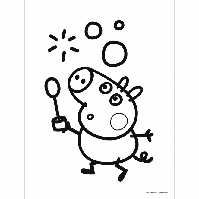 Skládačka Baby MAXI 2x10 Peppa Pig Veselý den