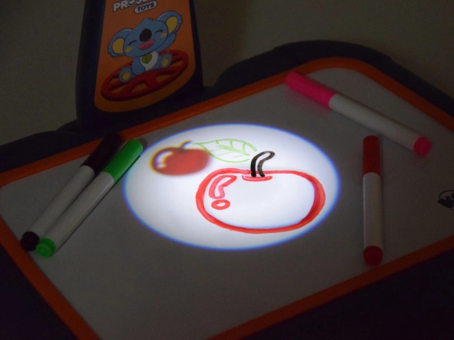 Dětský projektor na kreslení v kufříku