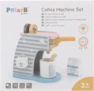 Dřevěný kávovar pro děti POLARB s příslušenstvím