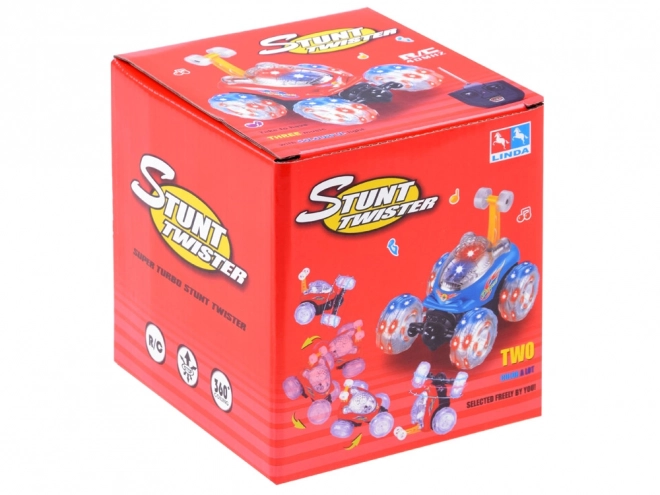 Autko RC Stunt – Modrá