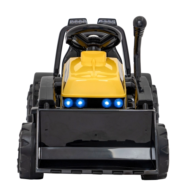 Otroški električni traktor z radlico – Žlutý