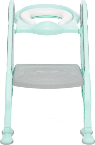Dětské schůdky na WC s redukcí a madly Ice Green