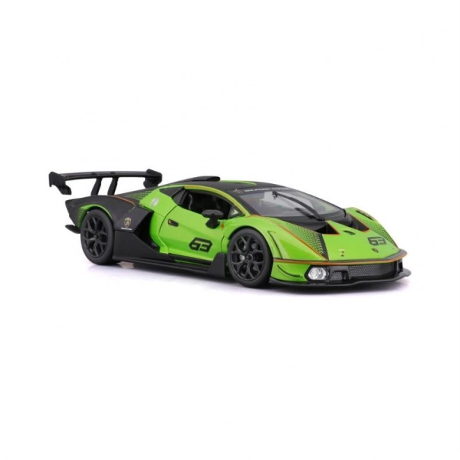 Bburago 1:24 Dirka Lamborghini Essenza SCV12 – Zelené