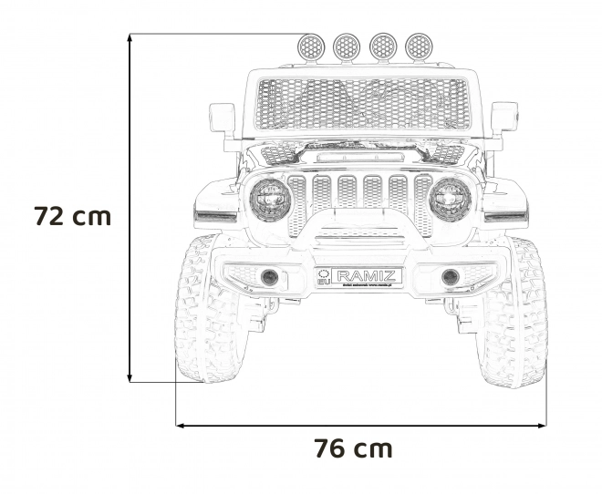 Vehicul OFF-ROAD 3.0 – Růžová