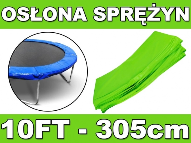 Ochranný límec pružin SkyRamiz Zelený pro zahradní trampolínu 305cm/10FT