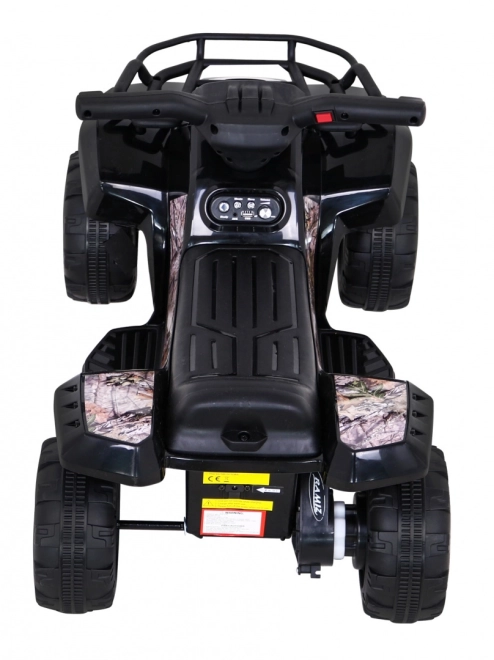Dětská bateriová čtyřkolka Storm + 25W motor + MP3 USB + LED dioda – Černá